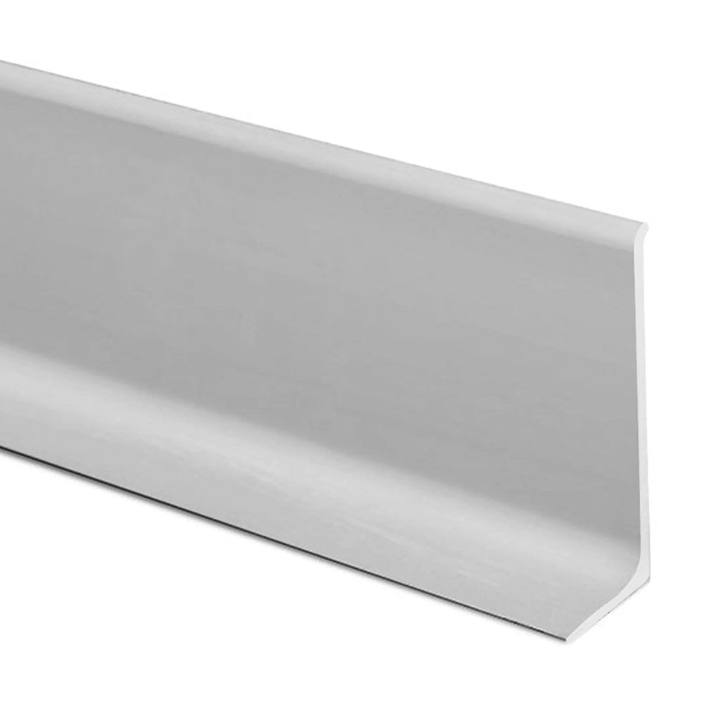 Zócalo simple Aluminio Mate 240x7cm Kantu