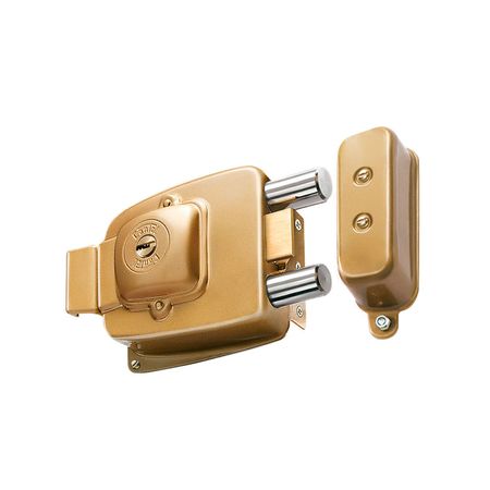 Cerradura de Alta Seguridad Cantol Máxima 1100 en Color Oro de Acero