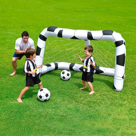 Arco de Fútbol PVC Bestway 213x122x137cm con Válvulas de Seguridad