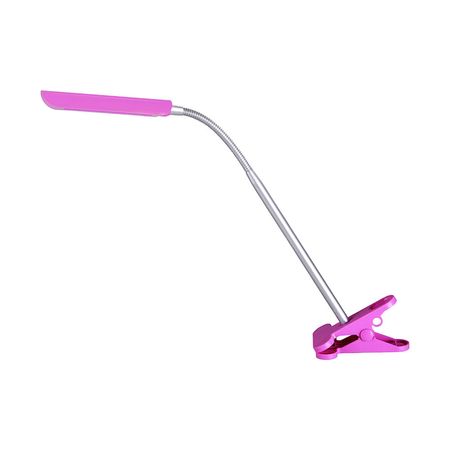 Lámpara de escritorio LED Pinza Morada Orange