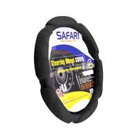 Cobertor de Volante Ergonómico de Cuero Negro Indesperu Estándar
