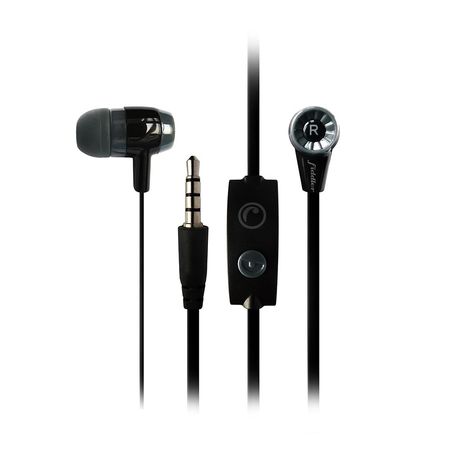 Audífono Fiddler con micrófono Gris