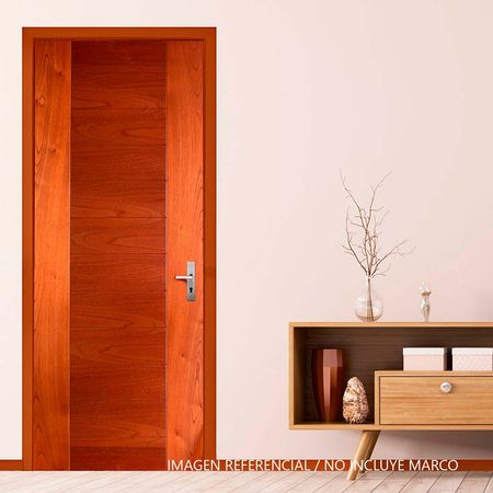 Puerta principal enchapada Cedro Zadar 42x85x207cm Dimfer