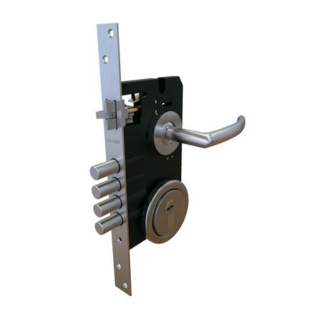 Cerradura de Embutir Travex Luna XT I Acero Inoxidable Plata