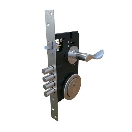 Cerradura de Embutir Travex Rhonda XT I Acero Inoxidable Izquierda