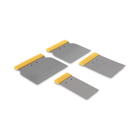 Juego de cuñas mango plástico x4 piezas Pretul