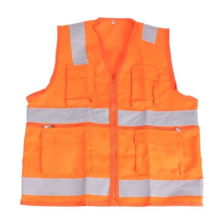 Chaleco Multibolsillo Drill Naranja Werken Talla M