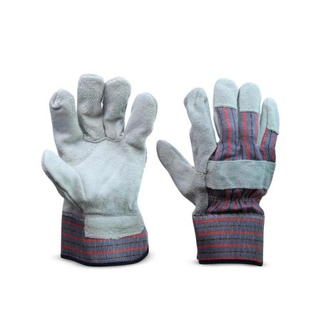 Guante de Carnaza con Lona Werken Azul