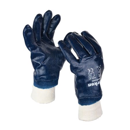 Guante de nitrilo con palma de hilo Werken