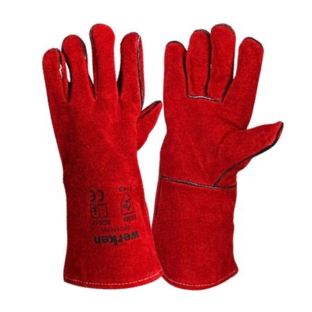 Guante de Carnaza para Soldador Werken 14