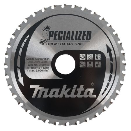 Disco de sierra para metal TCT 305x25.4 mm Makita