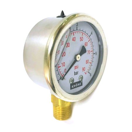 Manometro Glicerina Inox 0 a 10 BAR Giropumps