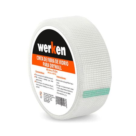 Cinta de fibra de vidrio 48mm x 73.2 metros Werken