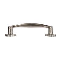 Tirador de Aluminio Eurolocks Modelo Napoles 50x250mm Brillante Plata