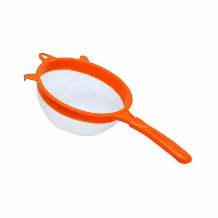 Colador Plástico Anatómico Mediano Naranja Basa