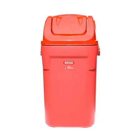 Papelera Rino Vaiven rojo 100 litros Basa