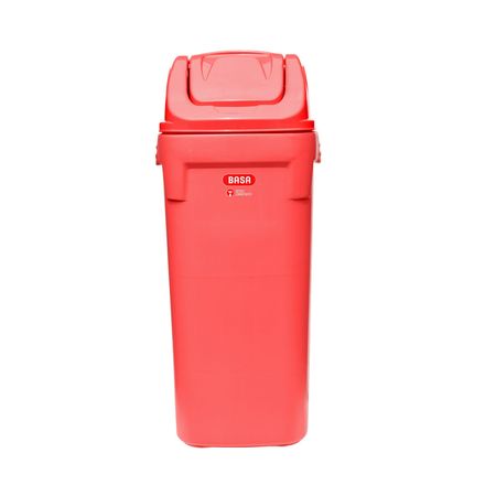 Papelera Rino Vaiven rojo 140 litros Basa