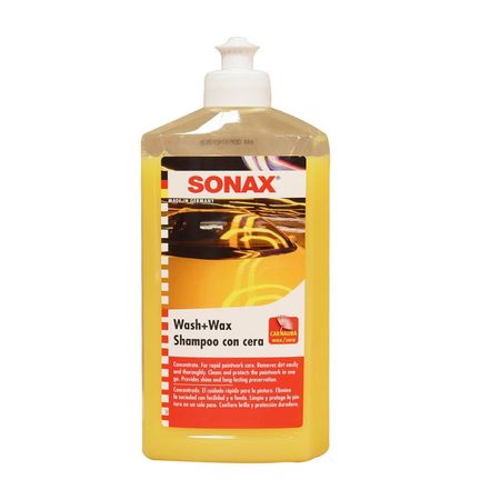 Shampoo con Cera Sonax Wash+Wax 500ml Amarillo