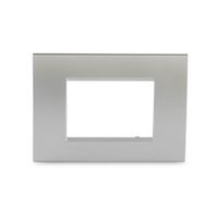 Placa 3M Rectangular Tech Living Light Bticino