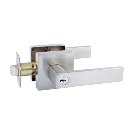 Manija de Acero Werken Modelo Dormitorio Cuadrado Plata