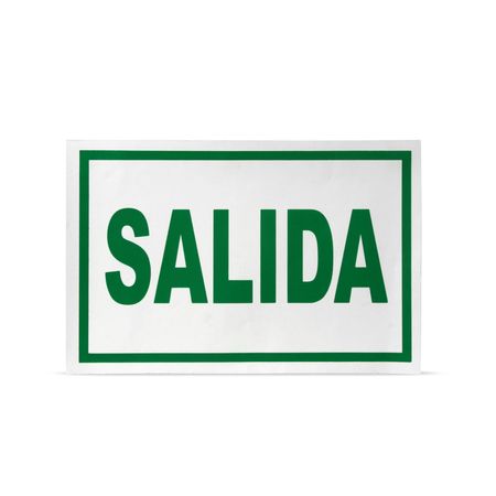 Señal de Salida Fotoluminiscente 20x30cm