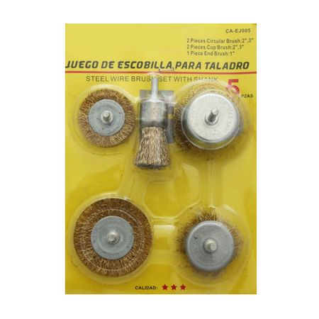 Juego de escobillas grande Home Tools