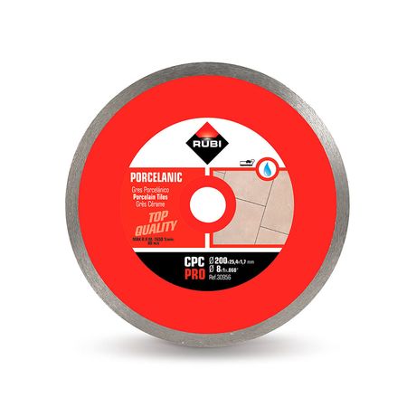 Disco de corte en seco para porcelanato Rubi