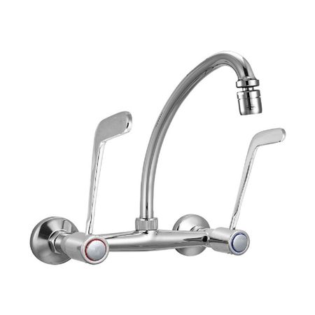 Mezcladora lavatorio pared Leva L Cr Vainsa