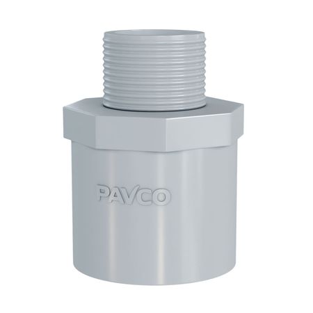 Adaptador PVC Presión 3/4 Pavco Modelo 935004 Gris Agua Fría