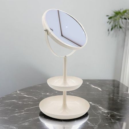 Espejo Tocador Orange Barú Beige Mate de Metal