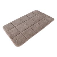 Piso de Baño Microfibra Bali Marrón 45x75cm Orange