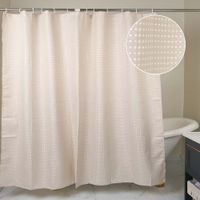 Cortina de Baño Poly Perla Beige 180x180cm Orange