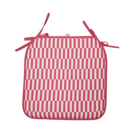 Set x 4 cojines para silla de terraza rojo 40x40cm Orange