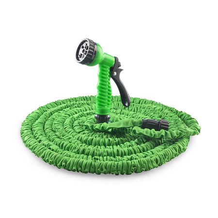 Manguera Extensible Orange 15 m con Pistola para Riego Doméstico