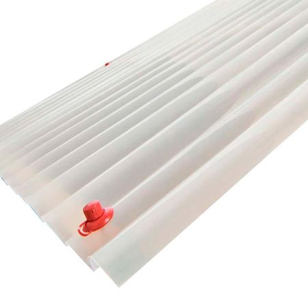 Techo de fibra PP Blanco 3.05x1.10m 1.4mm