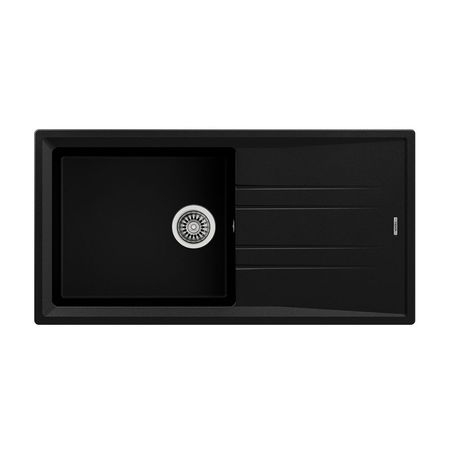 Lavadero Tegranit Stone 60 L-TG 1C1E Met Black Teka