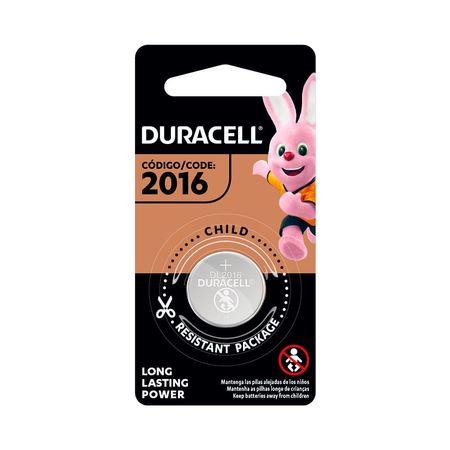 Pila Duracell Botón Litio 2016