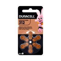 Pila Duracell Auditiva nro312 x6