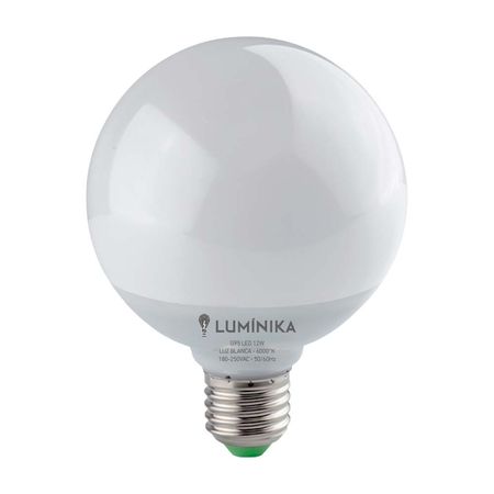 Foco LED Luminika Globo E27 12W Luz Fría