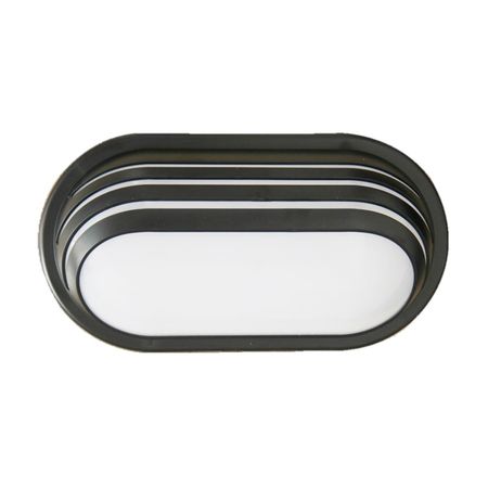 Aplique Ovalado LED Rejilla 20W Luz Amarilla Luminika