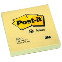Notas Adhesivas POST-IT Color Amarillo 100 Hojas