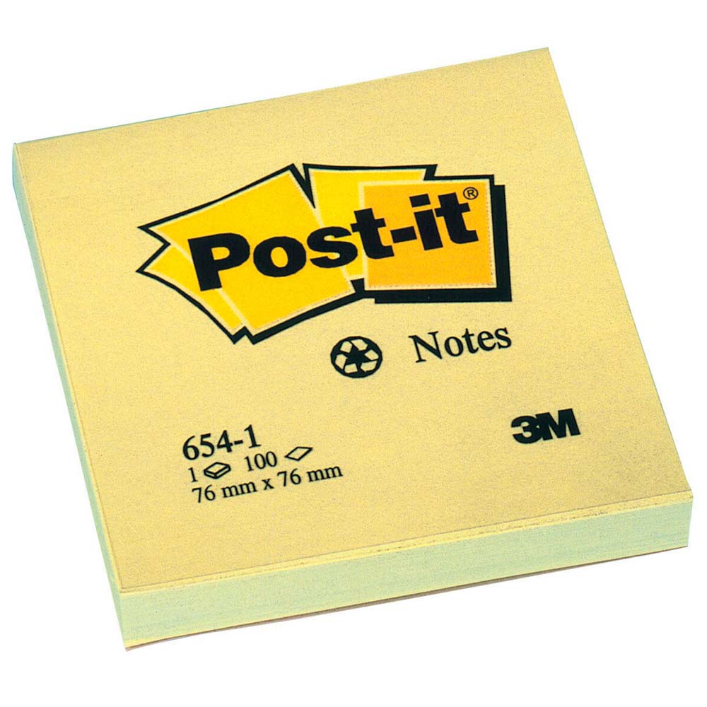Notas Adhesivas POST-IT Color Amarillo 100 Hojas