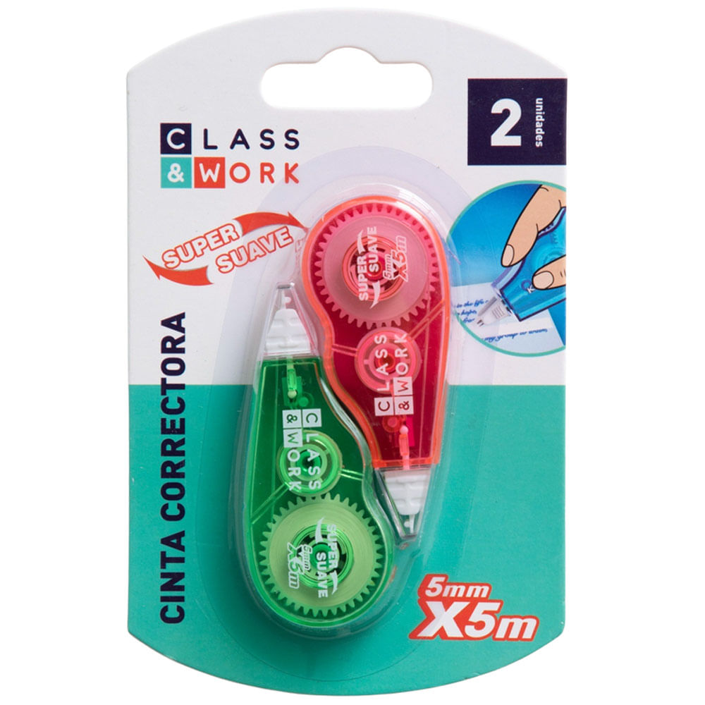Cinta Correctora CLASS&WORK x2un