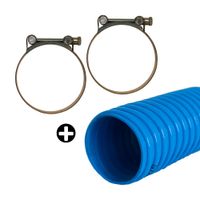 Kit Manguera Succión 3""*7M + 2 Abrazaderas