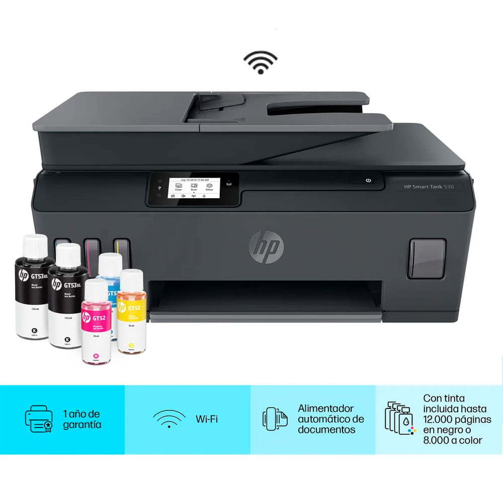 Impresora HP Smart Tank 530 Negro