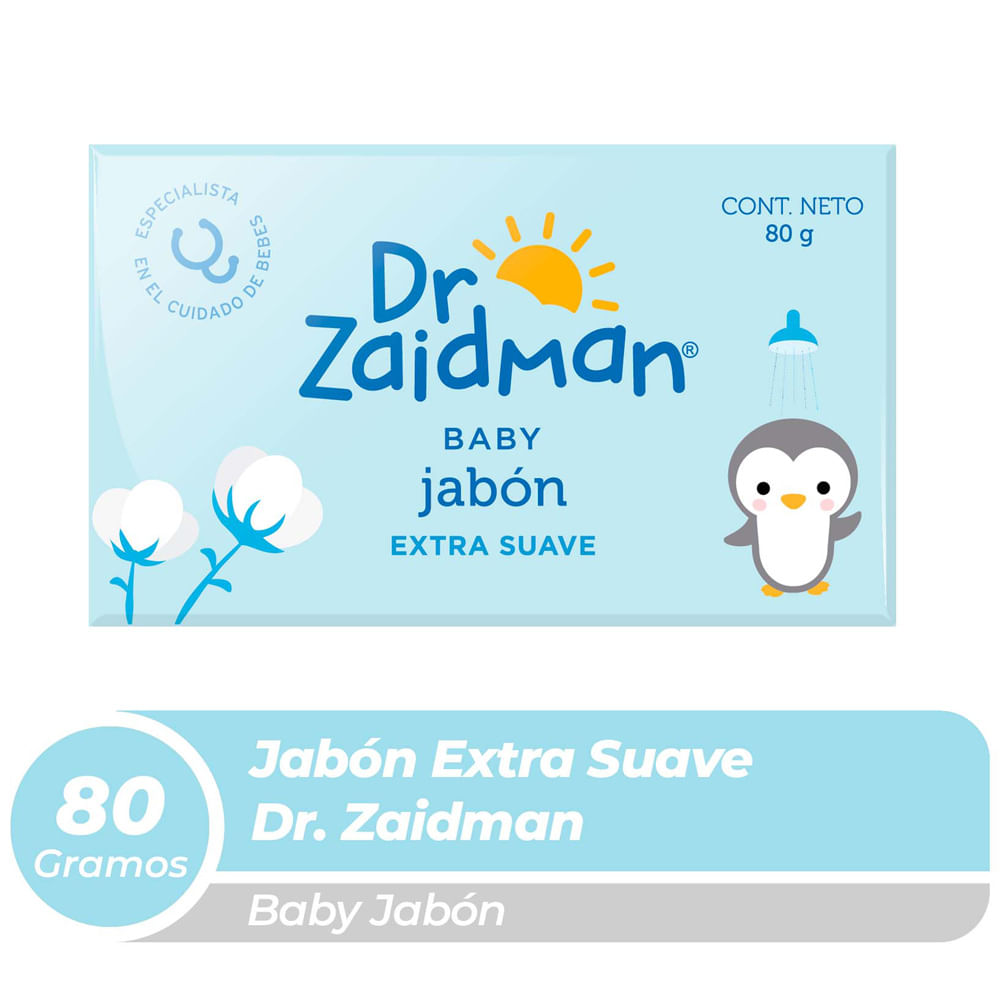Jabón para Bebé DR ZAIDMAN Humectante Bolsa 80g