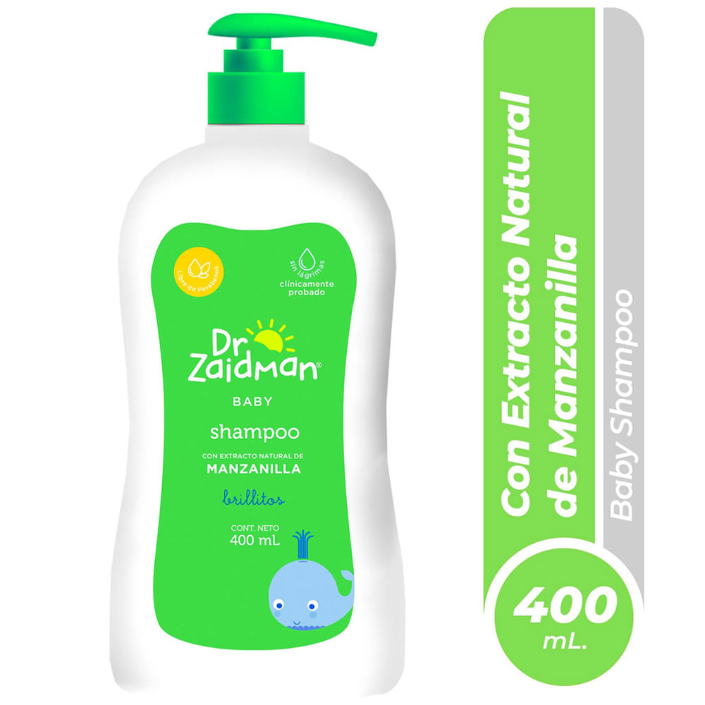 Shampoo para Bebé DR ZAIDMAN Manzanilla Botella 400ml