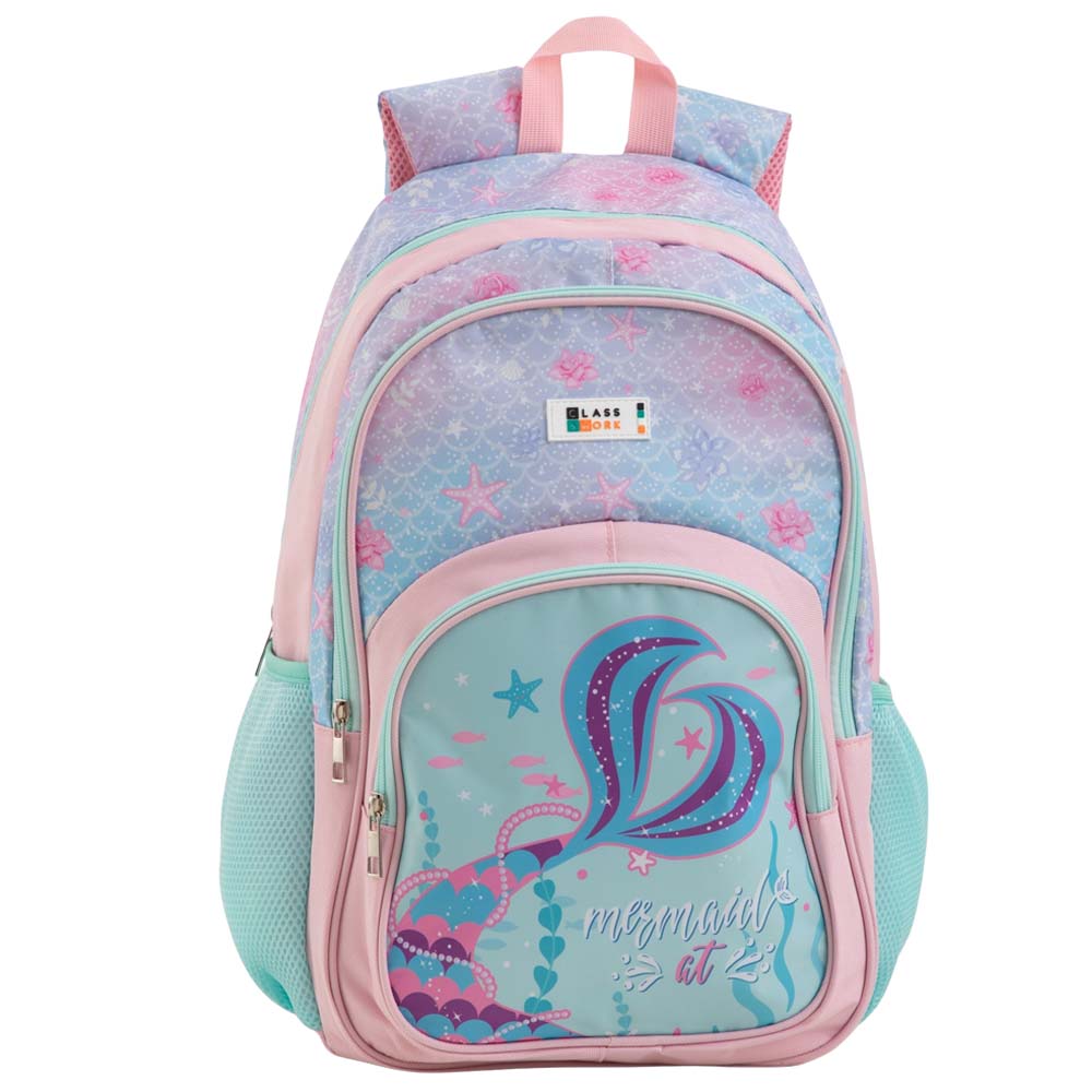 Mochila 3 Cierres Mermaid Graf CLASS&WORK