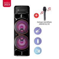 Torre de Sonido LG XBOOM con Bluetooth y Karaoke RNC9 MÁS  Microfono