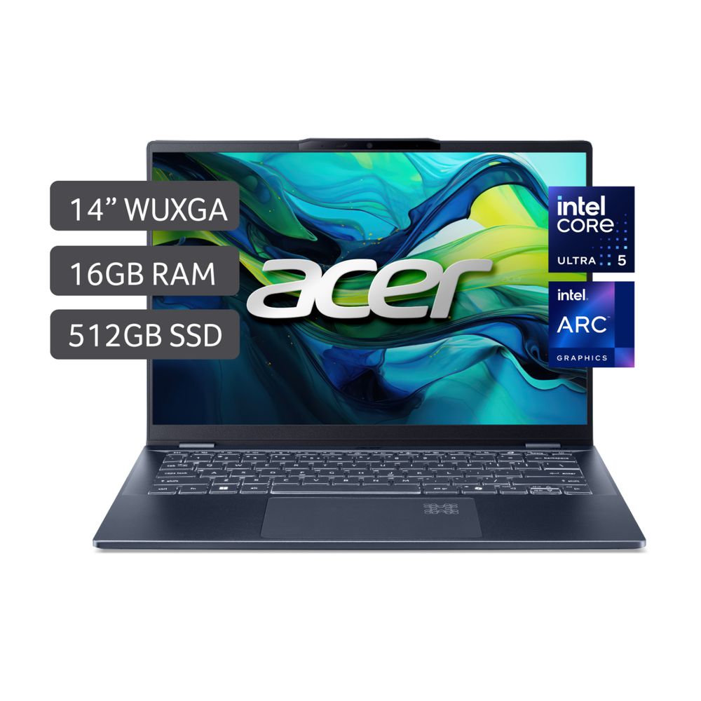 Laptop Acer SF14-51T-52X1 Intel® Core™ Ultra 5 processor 226V 16GB RAM 512GB 14"" Steam Blue